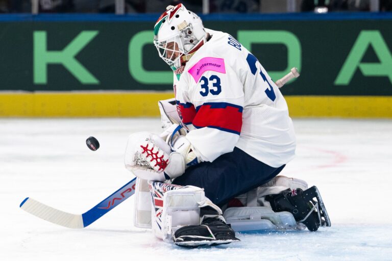 Fotografie zo zápasu Maďarsko - Veľká Británia na MS v hokeji 2026.