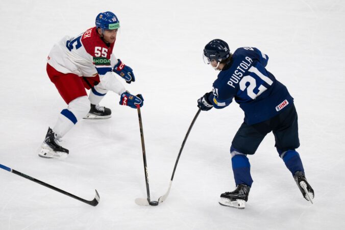 Fotografie štvrťfinále Fínsko - Česko na MS v hokeji 2026.