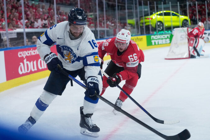 Fotografie: Hokej finále Švajčiarsko - Fínsko na MS v hokeji 2026.