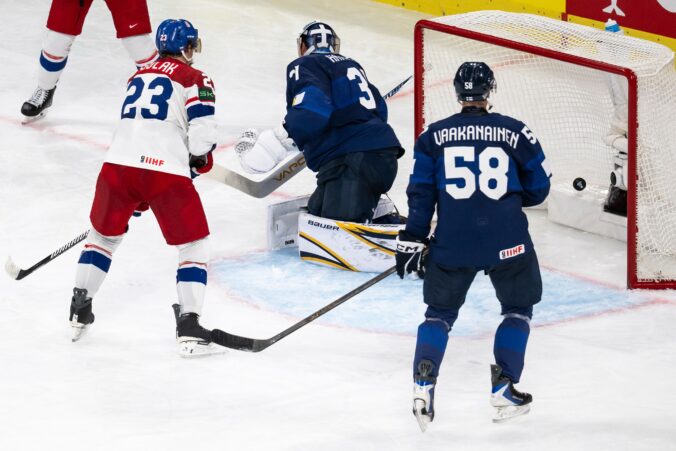 Fotografie štvrťfinále Fínsko - Česko na MS v hokeji 2026.