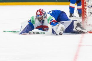 Fotografie zo zápasu Slovensko - Nórsko na MS v hokeji 2026.