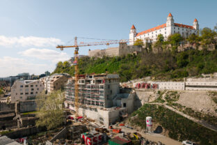 Rezidenčný objekt V4 v bratislavskej štvrti Vydrica.