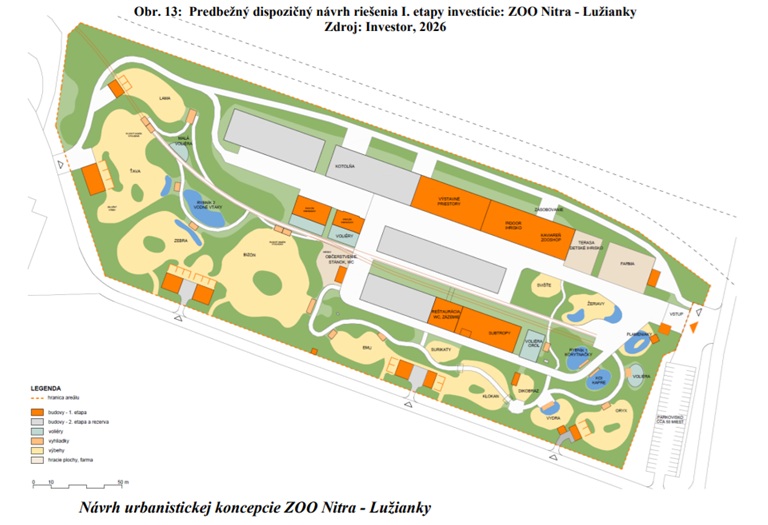 Pri Nitre má vyrásť nová zoologická záhrada - ZOO Nitra – Lužianky