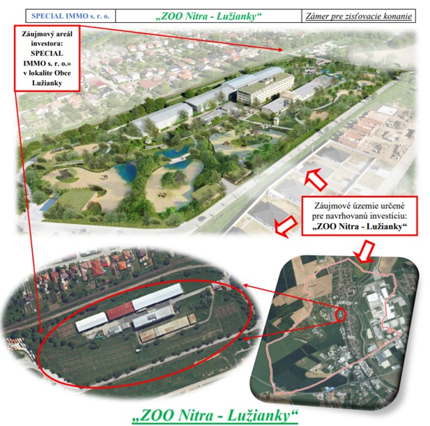 Pri Nitre má vyrásť nová zoologická záhrada - ZOO Nitra – Lužianky