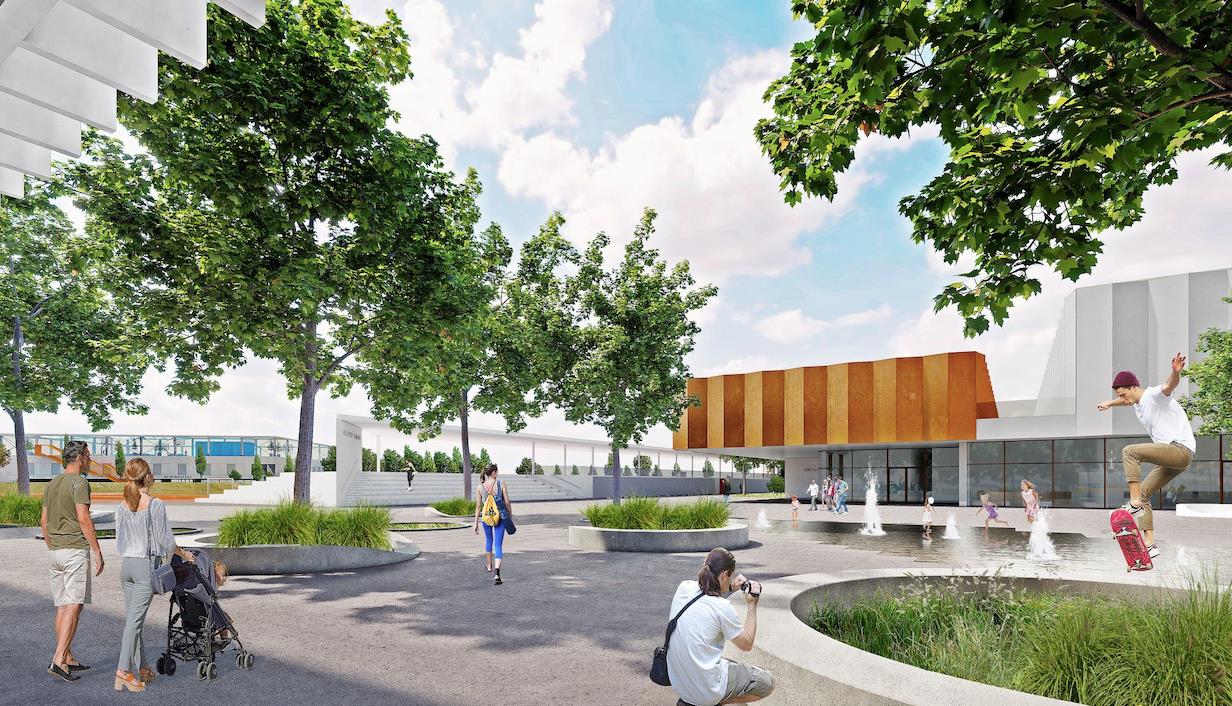 Bratislavsk&yacute; samospr&aacute;vny kraj zač&iacute;na realiz&aacute;ciu kampusu v Petržalke, vznikne modern&eacute; centrum &scaron;portu - FOTO - SITA.sk