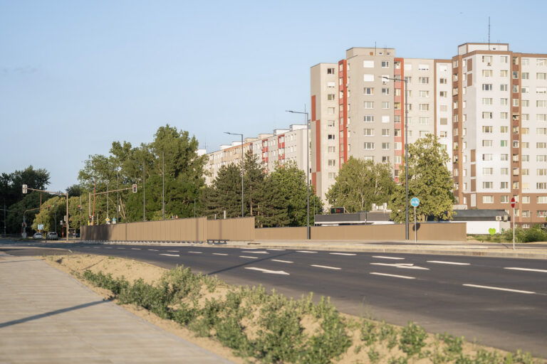 Petržalská električka - nová križovatka pri Technopole