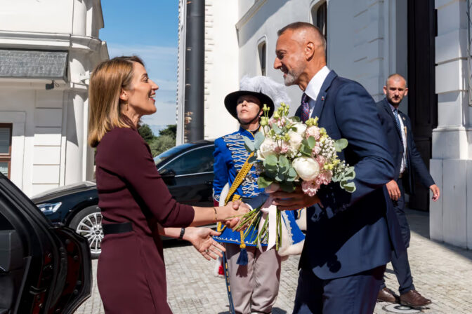 NR SR: Prijatie predsedníčky EP