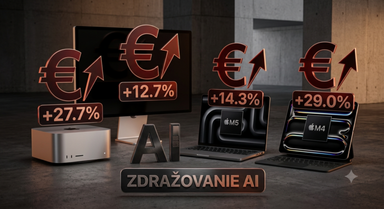 Apple zdražuje ceny aj na slovensku