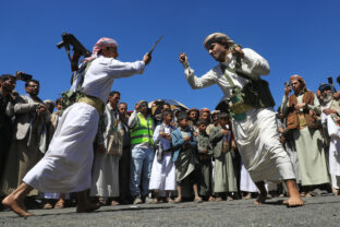 APTOPIX Yemen Eid Celebration