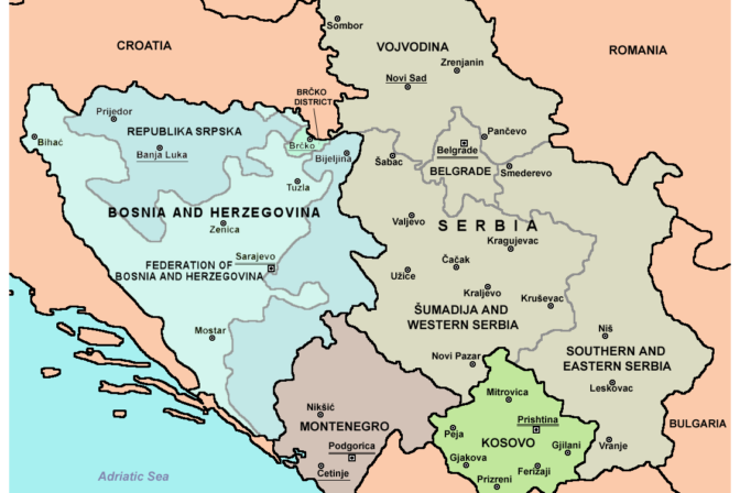 Krajiny západného Balkánu