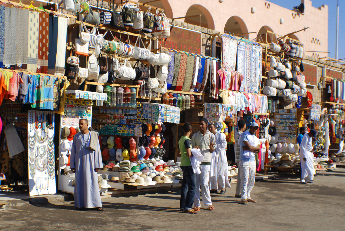 obchody v Egypte
