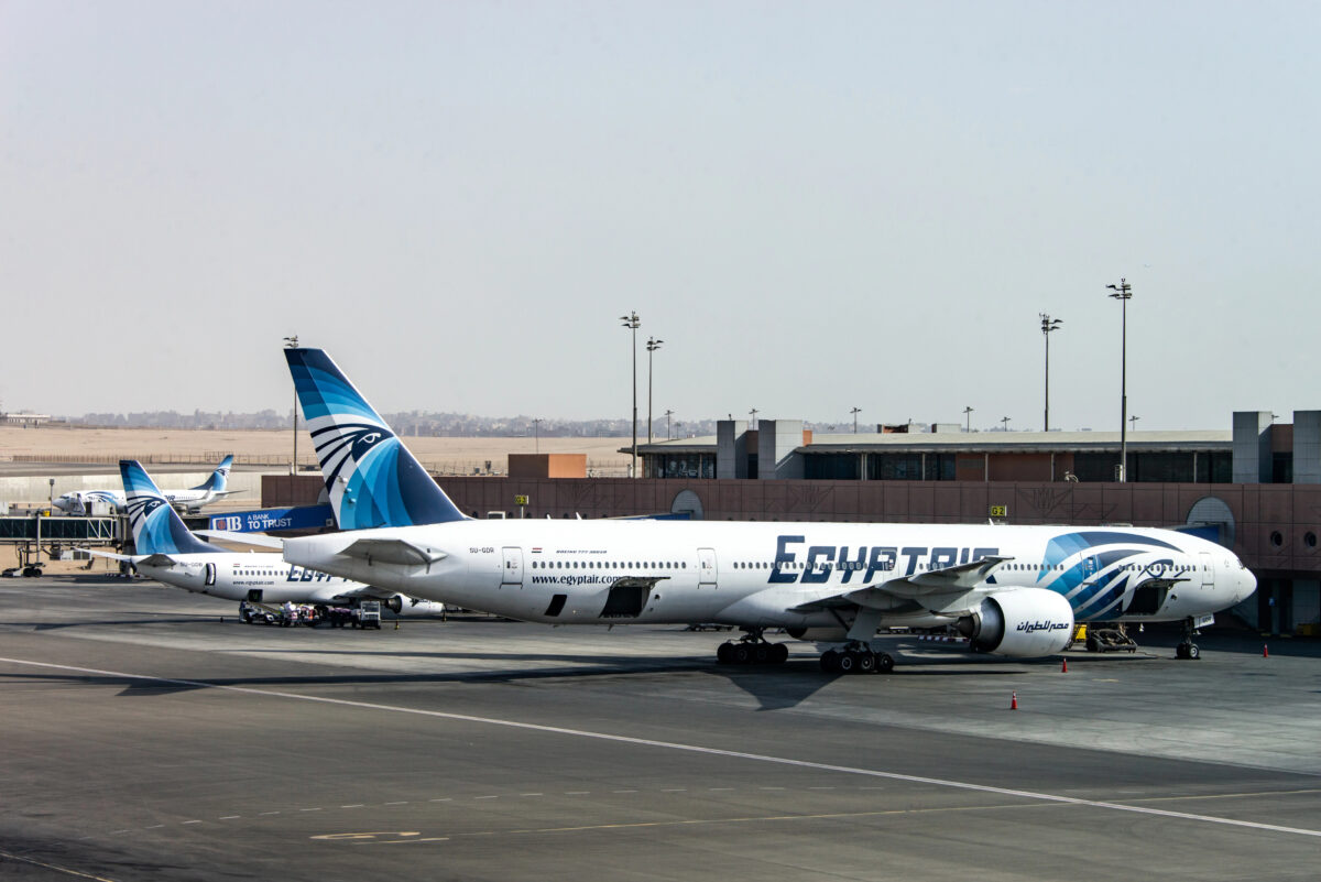 letisko v Egypte