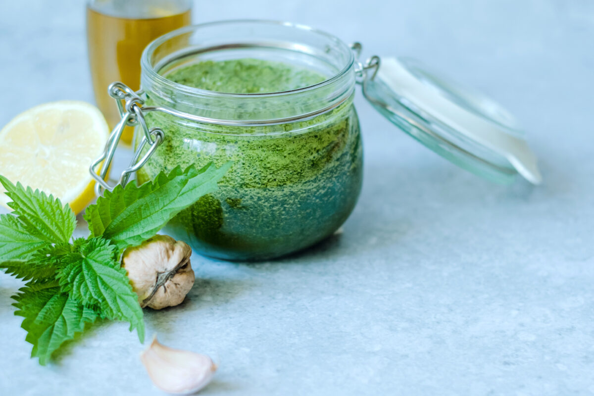 Žihľavové pesto
