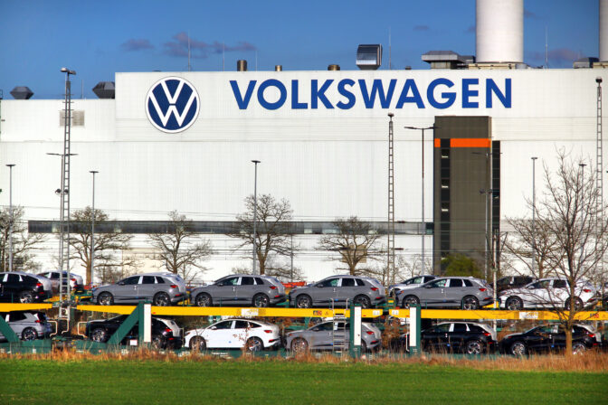 Volkswagen Zwickau Mosel Plant, an automobile factory in Mosel, Germany