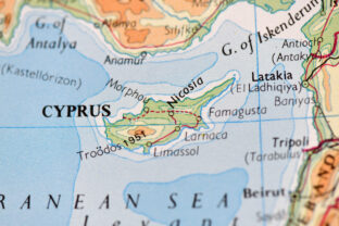 Detailed Map View of Cyprus Showing Major Cities and Geography