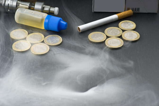 Spotrebné dane, tabakové výrobky, elektronické cigarety
