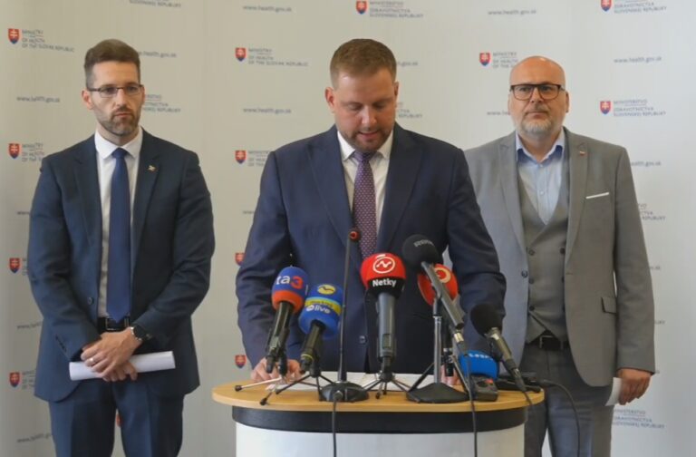 Kamil Šaško, tlačová konferencia MZ SR