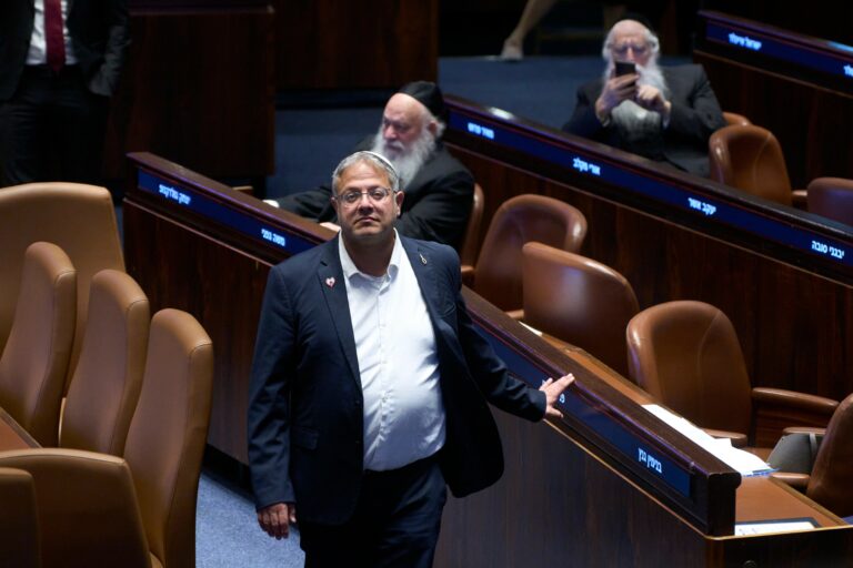 Izraelský minister národnej bezpečnosti Itamar Ben Gvir.