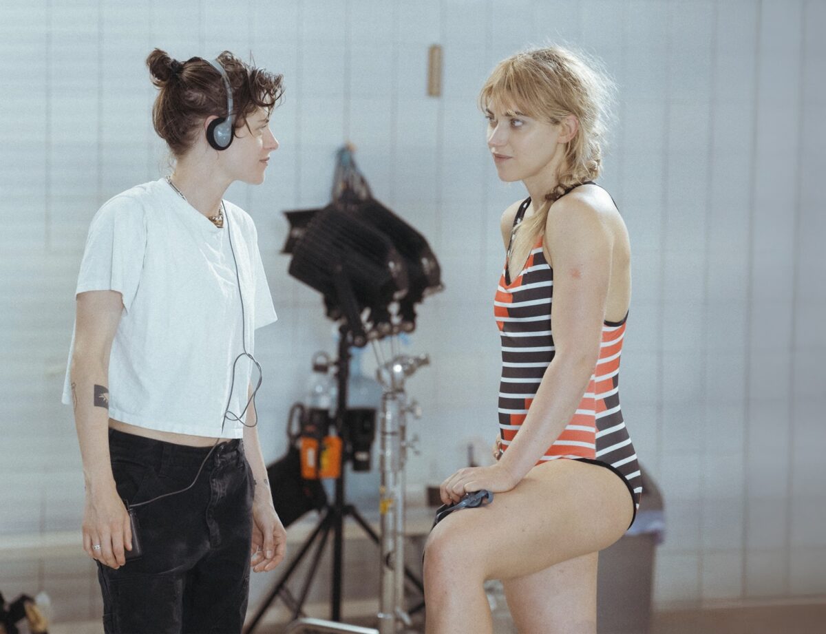 Kristen stewart directs imogen poots in the chronology of water photographer credit andrejs strokins.jpg
