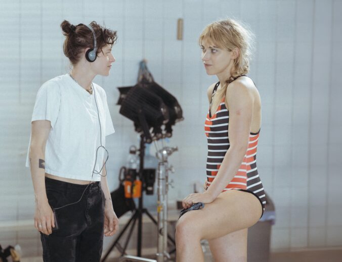 Kristen stewart directs imogen poots in the chronology of water photographer credit andrejs strokins.jpg