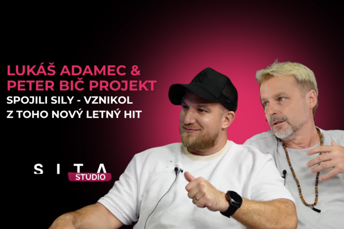 Lukáš Adamec a Peter Bič Project počas nahrávania novej epizódy video podcastu Fish&Chips v Štúdiu SITA.