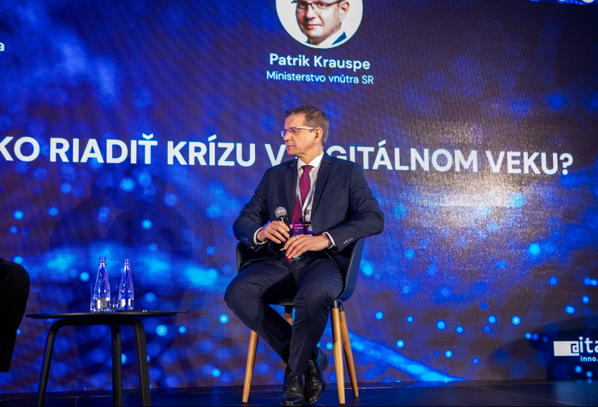 Patrik Krauspe z Ministerstva vnútra SR na podujatí Jarná ITAPA 2026.