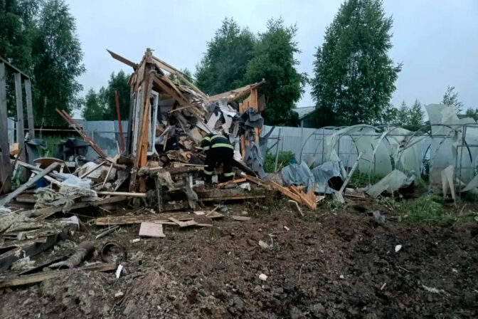 Russia Ukraine Drone Attack