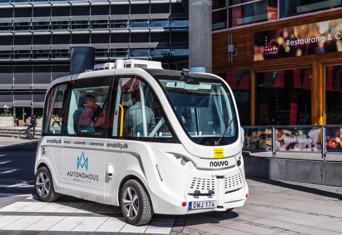 Švédsky autonómny autobus