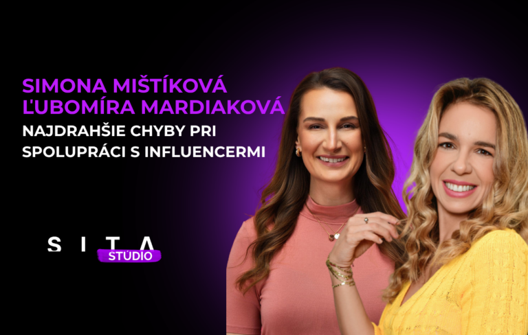Simona Mištíková v rozhovore s Ľubomírou Mardiakovou počas nahrávania novej epizódy video podcastu PR USER v Štúdiu SITA.