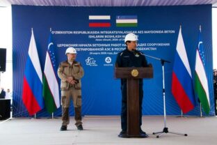Slávnostné zahájenie výstavby jadrovej elektrárne v Uzbekistane