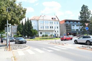 Rekonštrukcia kruhovej križovatky v Prievidzi