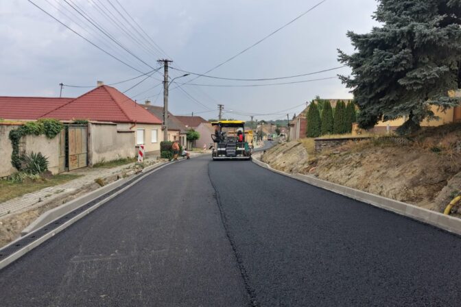 Horné Orešany, rekonštrukcia cesty