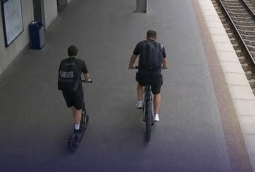ŽSR, cyklista, kolobežka