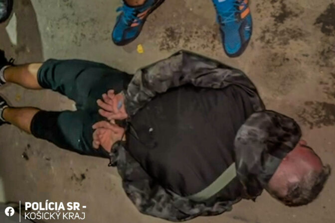 Polícia, protidrogová akcia v Košiciach