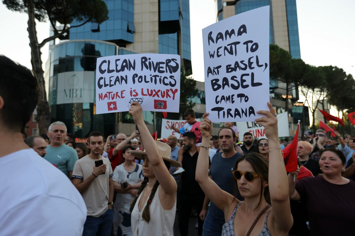 Albania Protest