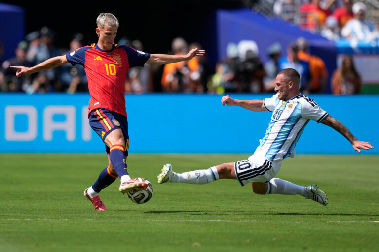 Fotografie finále MS vo futbale 2026: Španielsko - Argentína