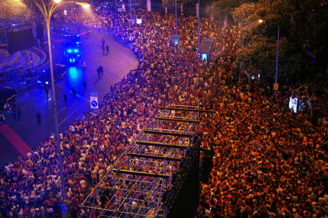 APTOPIX Spain WCup Soccer Reaction