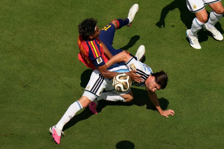 Fotografie finále MS vo futbale 2026: Španielsko - Argentína