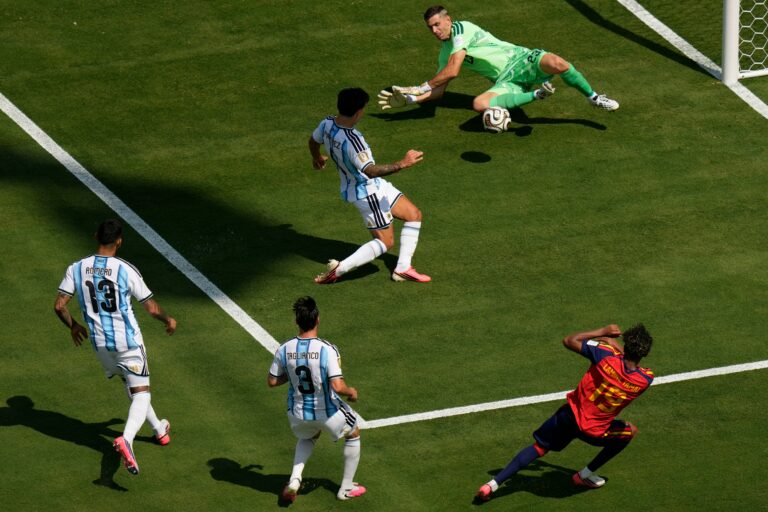 Fotografie finále MS vo futbale 2026: Španielsko - Argentína