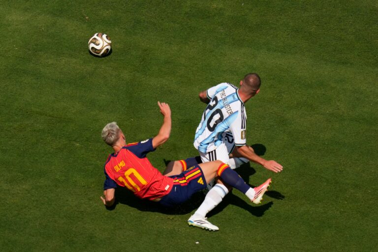 Fotografie finále MS vo futbale 2026: Španielsko - Argentína