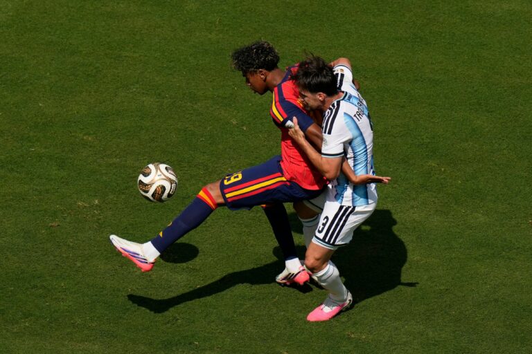 Fotografie finále MS vo futbale 2026: Španielsko - Argentína