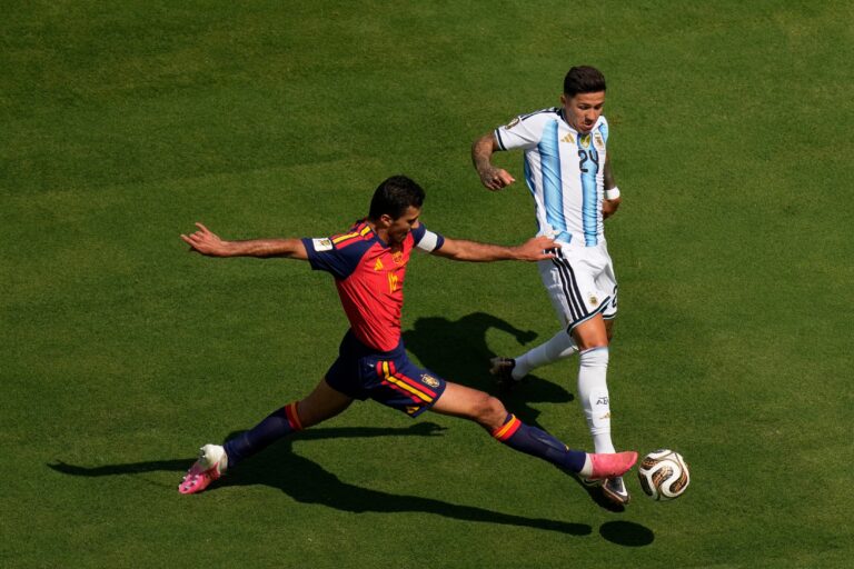 Fotografie finále MS vo futbale 2026: Španielsko - Argentína