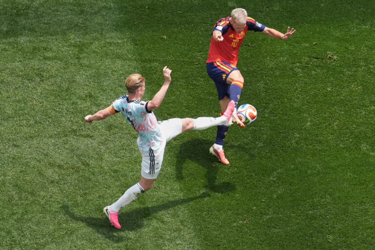 Fotografie zápasu štvrťfinále Španielsko - Belgicko na MS vo futbale 2026.