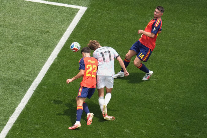Fotografie zápasu štvrťfinále Španielsko - Belgicko na MS vo futbale 2026.