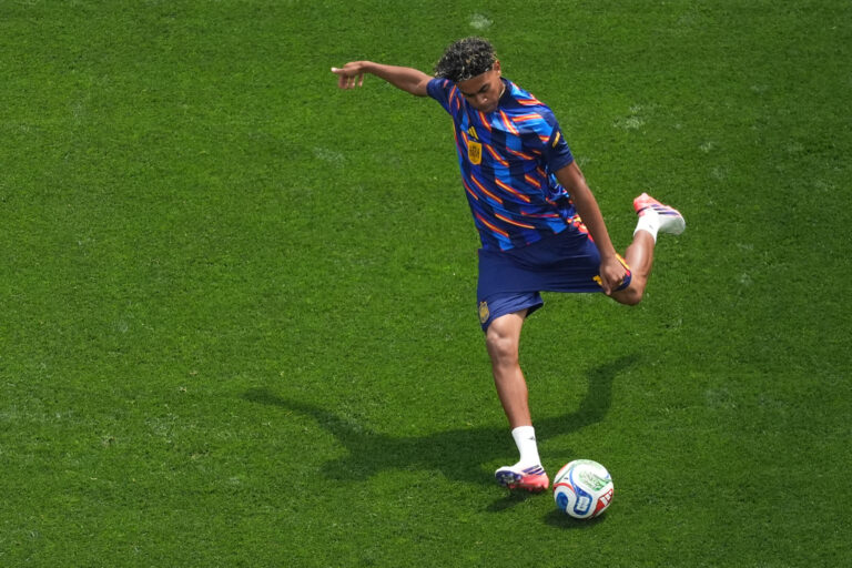 Fotografie zápasu štvrťfinále Španielsko - Belgicko na MS vo futbale 2026.