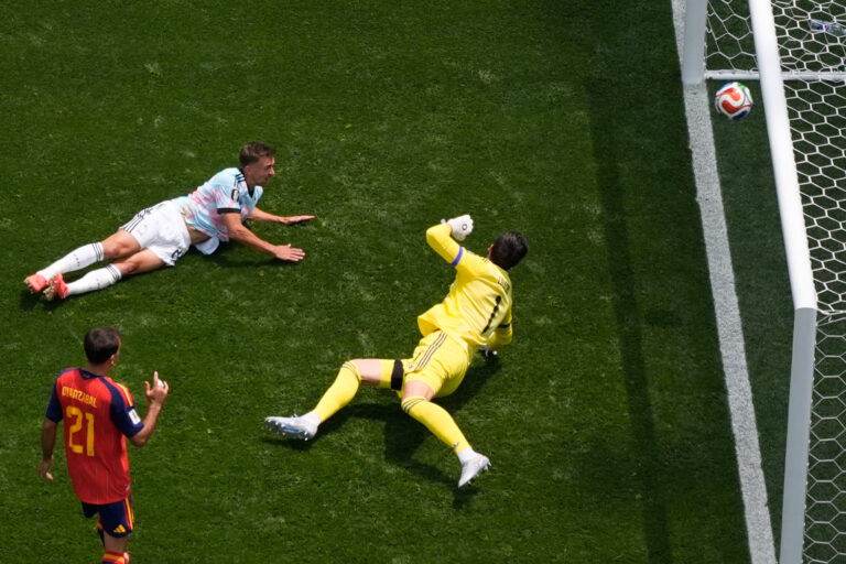 Fotografie zápasu štvrťfinále Španielsko - Belgicko na MS vo futbale 2026.