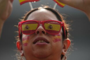 Fotografie zápasu štvrťfinále Španielsko - Belgicko na MS vo futbale 2026.