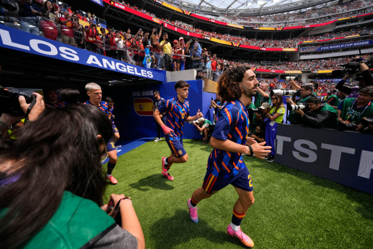 Fotografie zápasu štvrťfinále Španielsko - Belgicko na MS vo futbale 2026.
