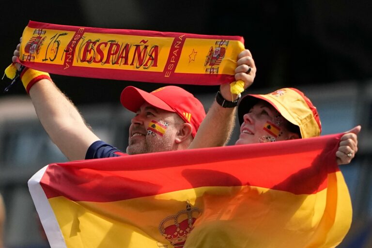 Fotografie zápasu štvrťfinále Španielsko - Belgicko na MS vo futbale 2026.