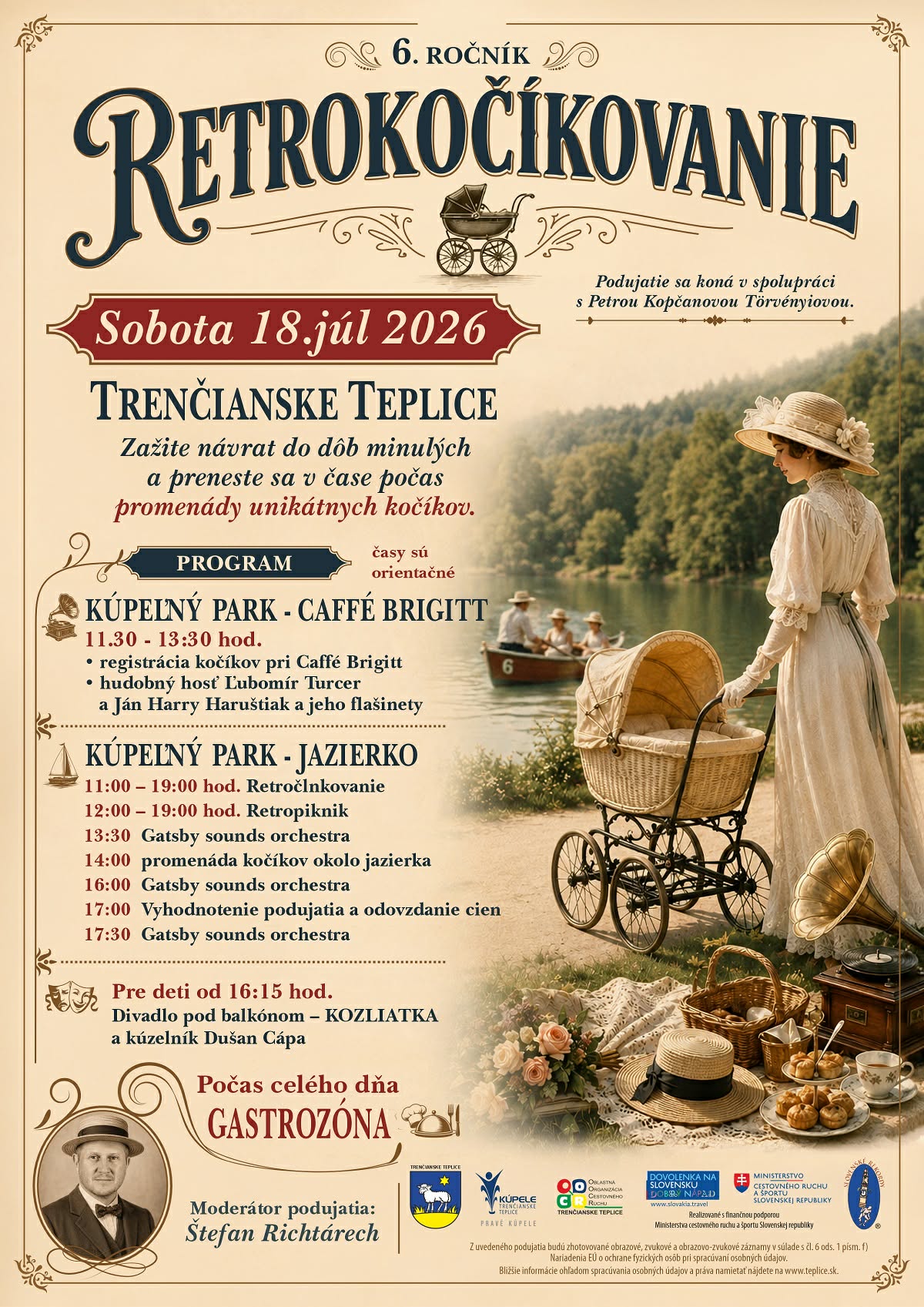 Retrokočíkovanie v Trenčianskych Tepliciach, plagát